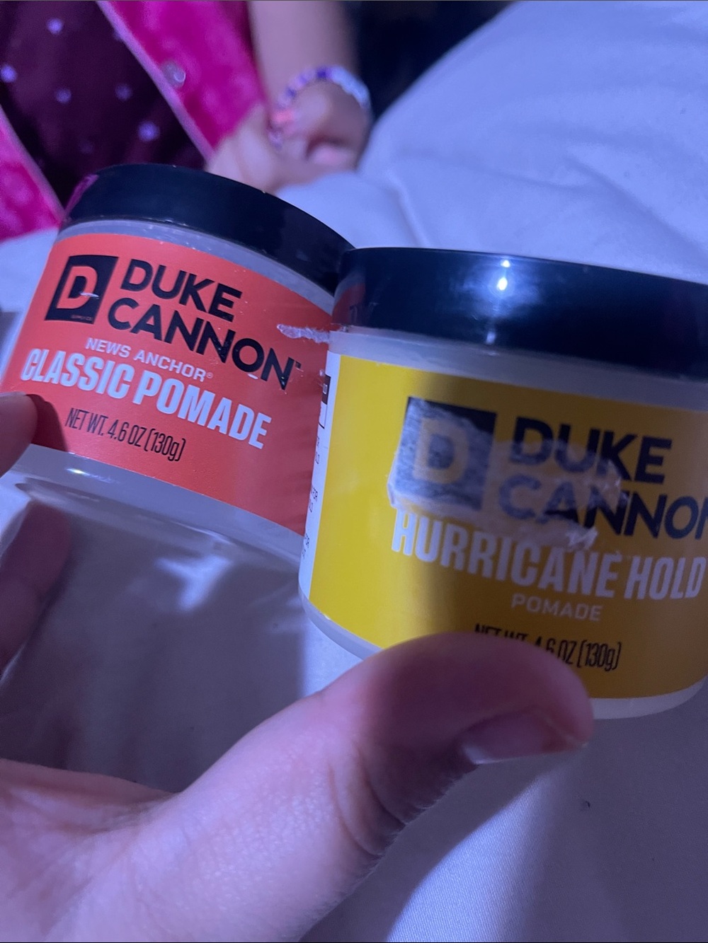 Duke cannon Classic Pomade & Hurricane Hold Pomade Duo -